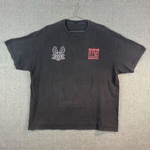 RE DRIVEN‎ SURF CO Black T-Shirt Hannya Mask Graphic Tee Streetwear Style